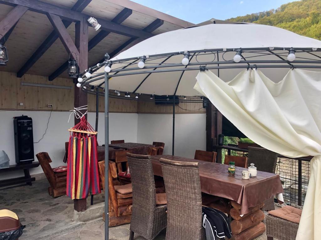 Podul De Brazi - Fir Bridge Villa Cîrţişoara Bagian luar foto