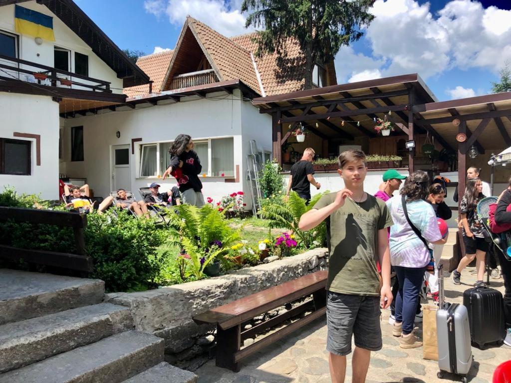 Podul De Brazi - Fir Bridge Villa Cîrţişoara Bagian luar foto