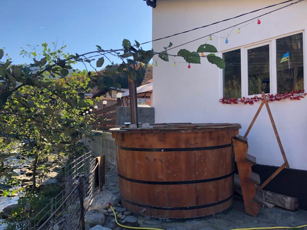 Podul De Brazi - Fir Bridge Villa Cîrţişoara Bagian luar foto